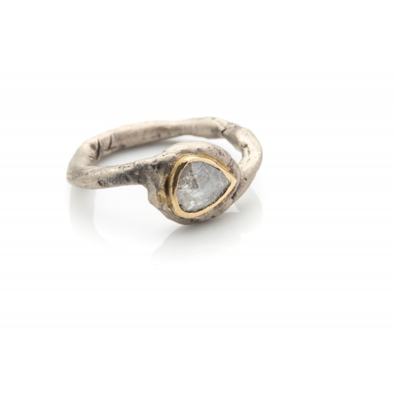 ANILLO INFINITE LOVE ANILLO ARTESANO ORO DIAMANTE ANILLO COMPROMISO