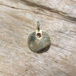 GOLD WITH RUBY MEDALLION