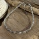 RAW DIAMANOND BRACELET SILVER ARTISAN