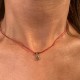 Diamond neckalce gold silver Simple love Pia Barcelona artisan