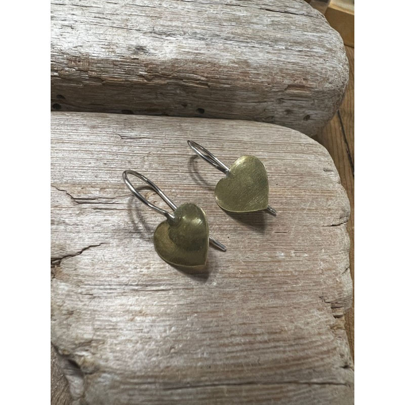 SMOOTH HEART EARRINGS
