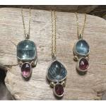 TOURMALINE AQUA NECKLACE