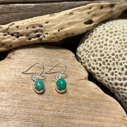 CHRYSOPRASE KISS EARRINGS