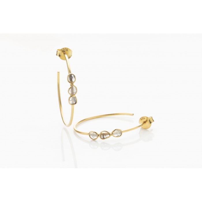 AROS SIMPLE LOVE 3 DIAMANTES