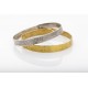 Pulsera Steps of Love de plata texturas irregulares amor personalizable gravar 