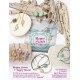 Pulsera Happy Stone piedra natural cordón plata ajustable