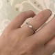 ANILLO MAGIC RAIN PLATA OR Y DIAMANTE ANILLO ARTESANAL ORGANICO NATURAL IRREGULAR ANILLO COMPROMISO DIFERENTE SENCILLO