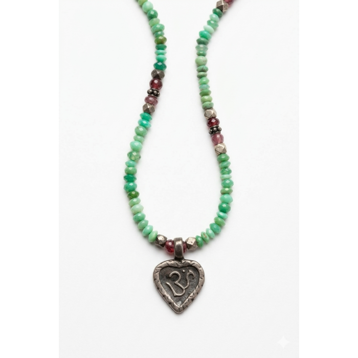 INDIA CHRYSOPRASE NECKLACE