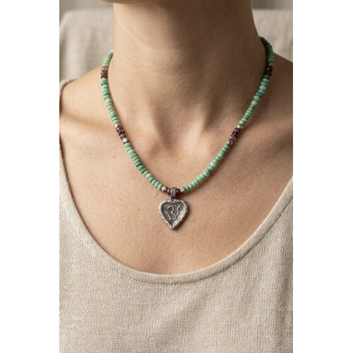 INDIA CHRYSOPRASE NECKLACE
