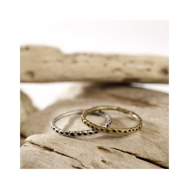 Anillos originales de plata, bronce o latón magia lluvia