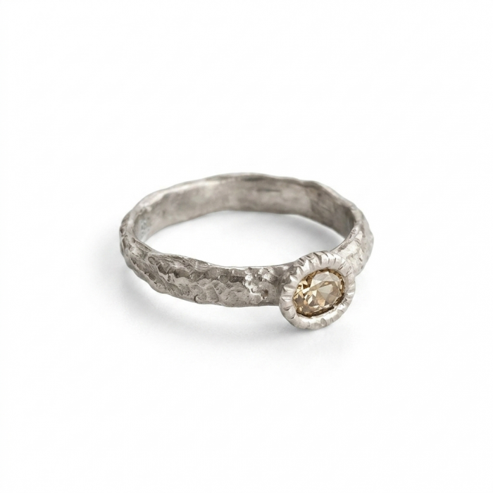 ANILLO ÁRBOL ORO BRILLANTE