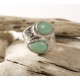 Anillo doble piedra crispoasa desierto