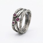 TRINITY RUBY RING