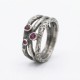 TRINITY RUBY RING