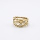 TRINITY LOVE RING 3 DIAMONDS GOLD