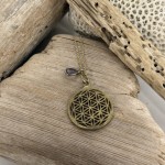 LARGE FLOWER OF LIFE NECKLACE