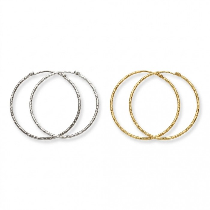 Aros plata Boho Chic