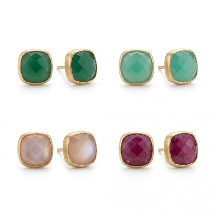 PENDIENTES BARCELONA BOTÓN