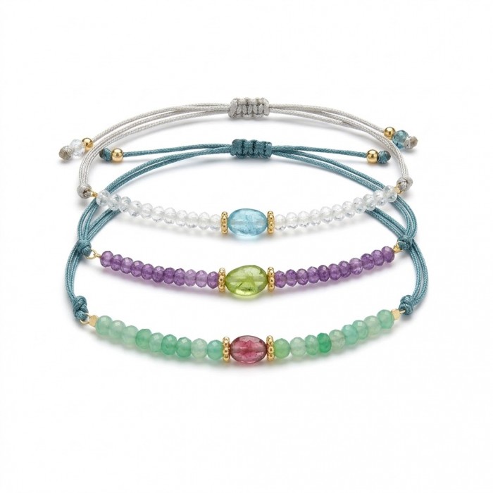 Pulseras con piedras semipreciosas Sweet