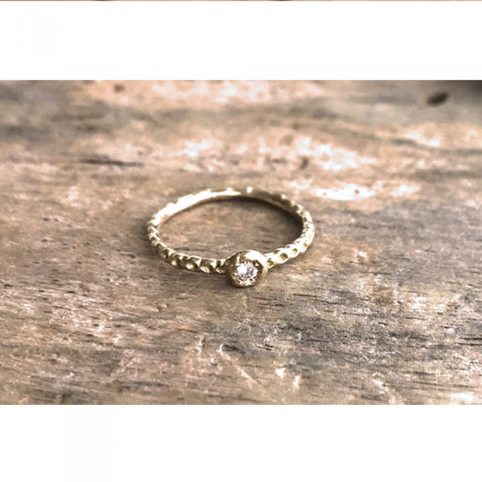 ANILLO MAGIC RAIN ORO DIAMANTE