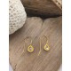 Pendientes oro diamante brillante solidarios fair trade NOG NGO PENDIENTES WATER plata oro diamante vintage organico especial